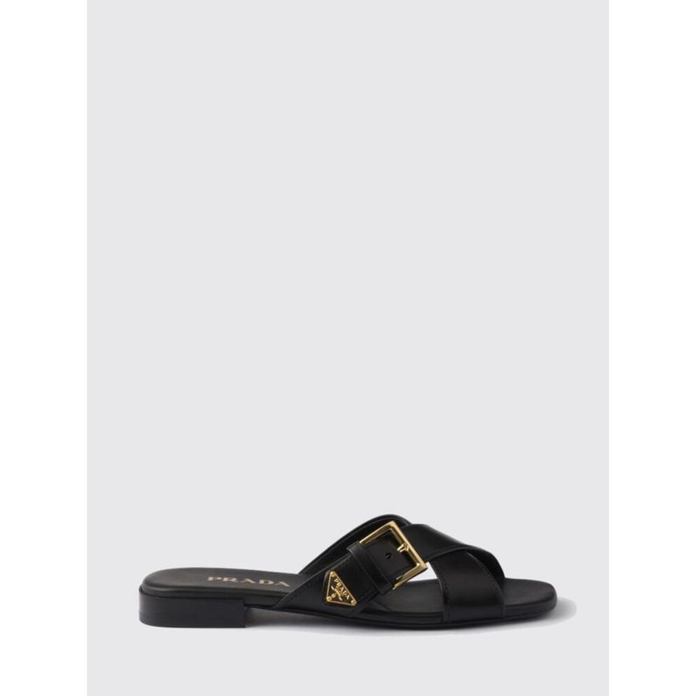 Prada Heeled Sandal Woman Black - Picture 1 of 1
